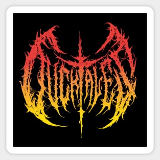 McDuck (Gradient) - Death Metal Logo Sticker